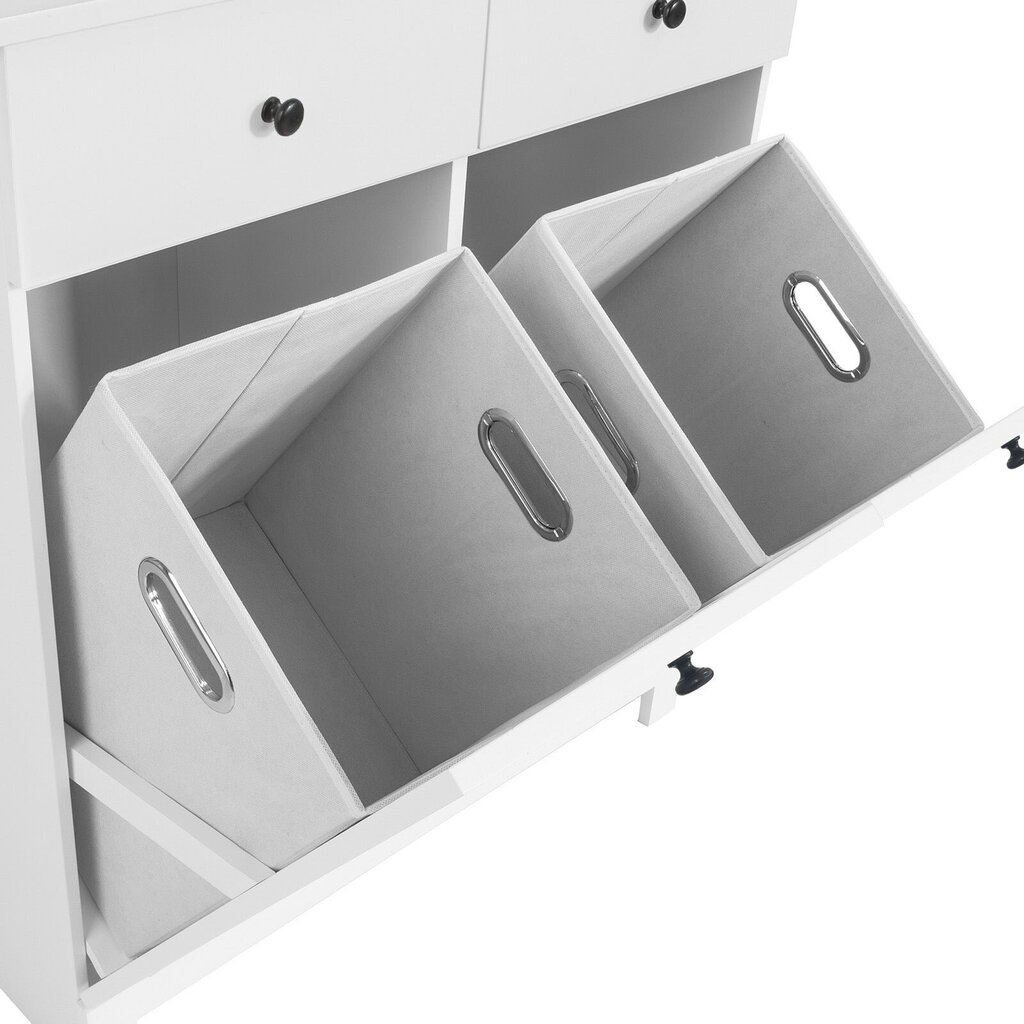 Kylpyhuonekaappi, 2 laatikkoa ja 2 ovea, BZR33-W hinta ja tiedot | Kylpyhuonekaapit | hobbyhall.fi
