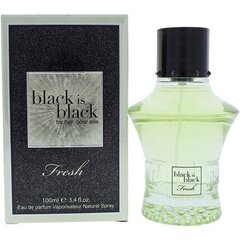 Nuparfums Black is Black Fresh EDP naiselle 100 ml hinta ja tiedot | Naisten hajuvedet | hobbyhall.fi
