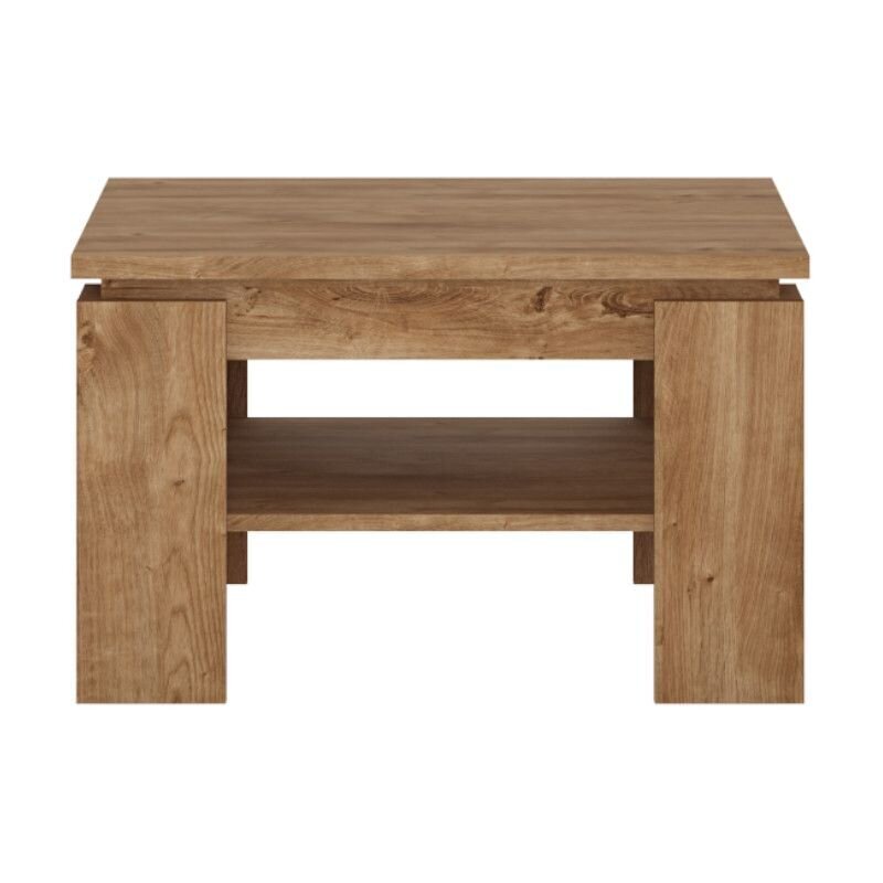 Fribo-B RVT25 -sohvapöytä 70x70 cm, kultatammi hinta ja tiedot | Sohvapöydät | hobbyhall.fi