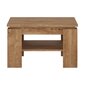 Fribo-B RVT25 -sohvapöytä 70x70 cm, kultatammi hinta ja tiedot | Sohvapöydät | hobbyhall.fi