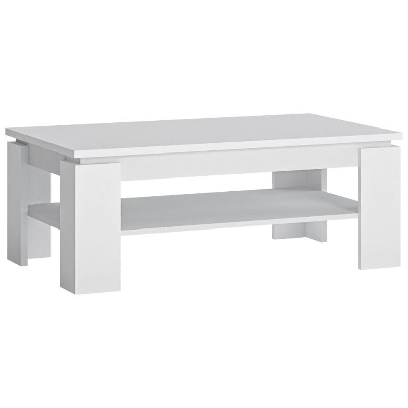 Fribo-B RVT24 -sohvapöytä 110x67 cm, valkoinen hinta ja tiedot | Sohvapöydät | hobbyhall.fi