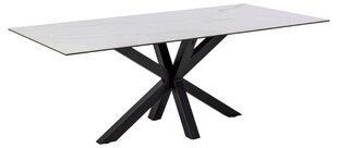 Ruokapöytä Heaven 200 x 100 cm, valkoinen hinta ja tiedot | Ruokapöydät | hobbyhall.fi