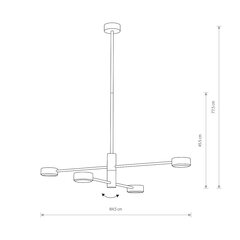 Nowodvorski ORBIT 7941 riippuvalaisin hinta ja tiedot | Riippuvalaisimet | hobbyhall.fi