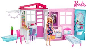 Barbie-nukkekoti nuken kanssa hinta ja tiedot | Tyttöjen lelut | hobbyhall.fi