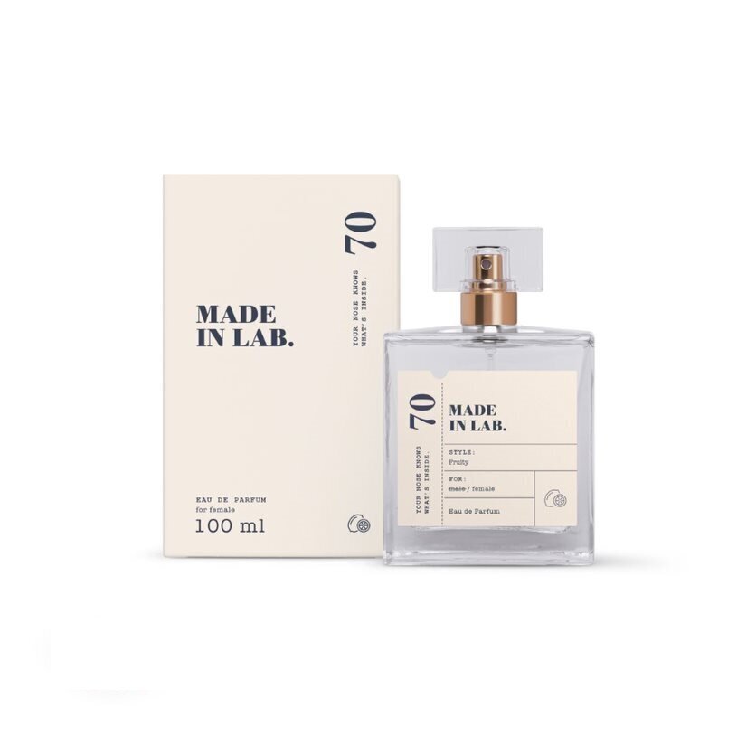 Mad in Lab 70 EDP-tuoksu naiselle, 100 ml hinta ja tiedot | Naisten hajuvedet | hobbyhall.fi