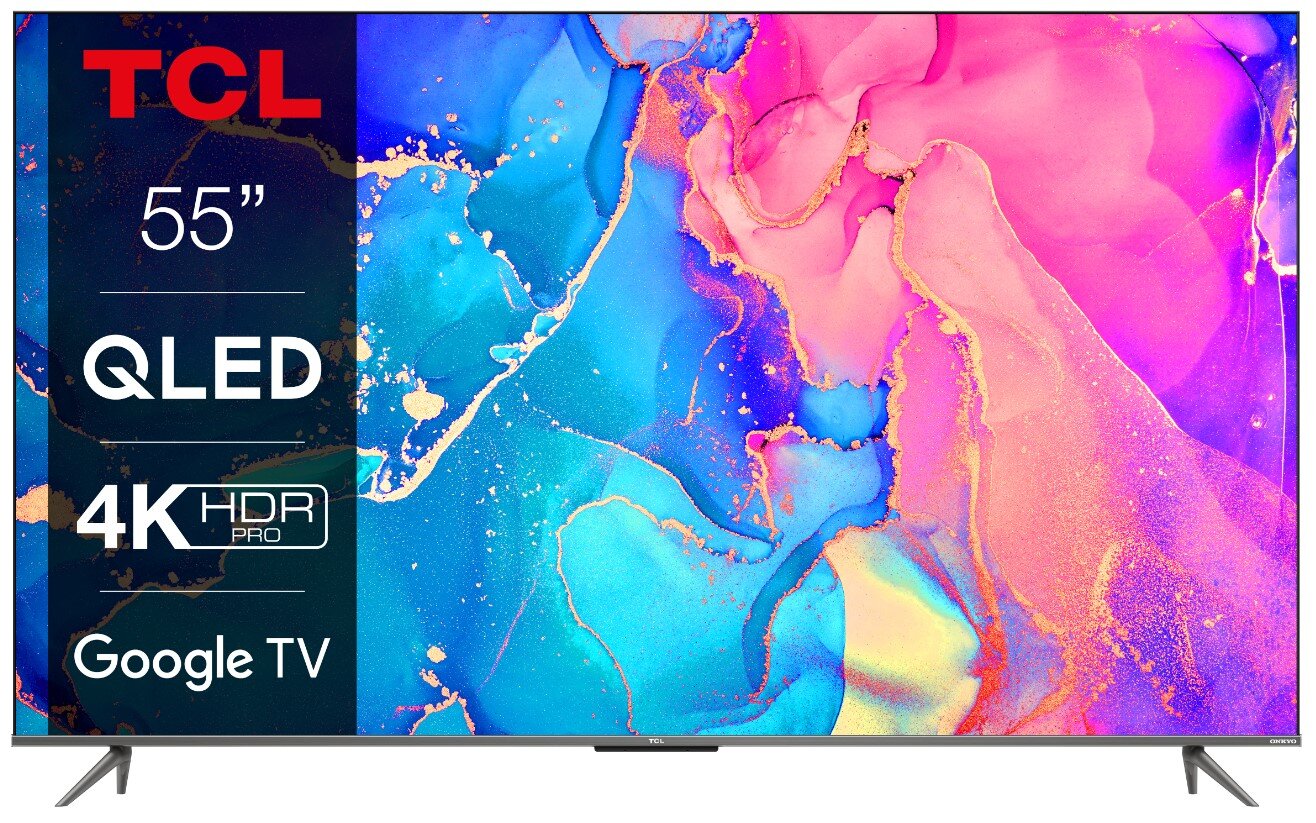 TCL 55" 4K QLED Google TV 55C635 hinta ja tiedot | Televisiot | hobbyhall.fi