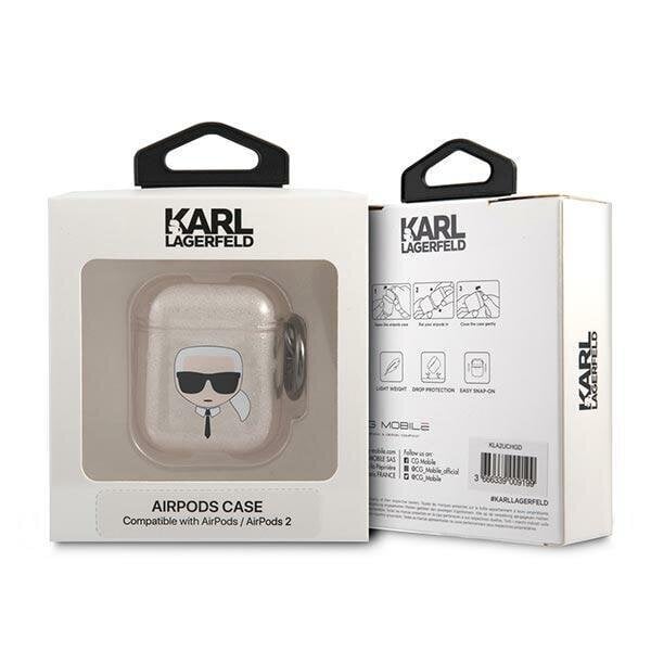 Karl Lagerfeld KLA2UKHGD -kotelo AirPod-kuulokkeille hinta ja tiedot | Kuulokkeet | hobbyhall.fi