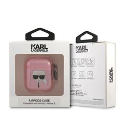 Karl Lagerfeld KLA2UKHGP -kotelo AirPod-kuulokkeille hinta ja tiedot | Kuulokkeiden tarvikkeet | hobbyhall.fi