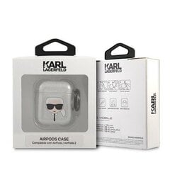 Karl Lagerfeld KLA2UKHGS -kotelo AirPod-kuulokkeille hinta ja tiedot | Karl Lagerfeld Tietokoneen lisälaitteet | hobbyhall.fi