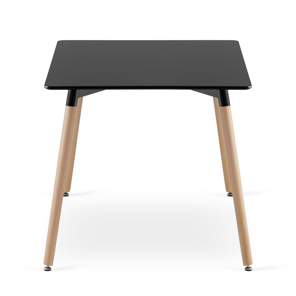 ADRIA pöytä, 120 x 80 cm, musta hinta ja tiedot | Ruokapöydät | hobbyhall.fi