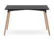 ADRIA pöytä, 120 x 80 cm, musta hinta ja tiedot | Ruokapöydät | hobbyhall.fi