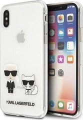 Karl Lagerfeld KLHCI65CKTR iPhone Xs Max hinta ja tiedot | Karl Lagerfeld Puhelimet, älylaitteet ja kamerat | hobbyhall.fi
