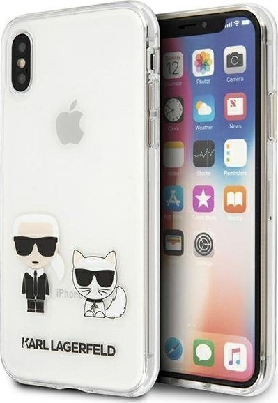 Karl Lagerfeld KLHCI65CKTR iPhone Xs Max hinta ja tiedot | Puhelimen kuoret ja kotelot | hobbyhall.fi