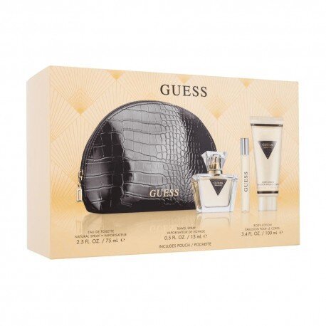 Kosmetiikkasetti Guess: Hajuvesi EDT, 75 ml + vartalovoide, 100 ml + eau de toilette EDT, 15 ml + kosmetiikka hinta ja tiedot | Naisten hajuvedet | hobbyhall.fi