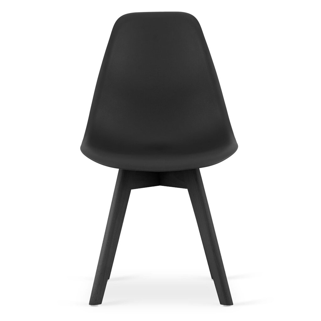 KITO tuoli, musta/mustat jalat, x4 hinta ja tiedot | Ruokapöydän tuolit | hobbyhall.fi