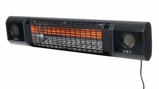 SUNRED lämmitin SOUND-2000W, Sun and Sound Ultra Wall Infrared, 2000 W, musta hinta ja tiedot | Lämmittimet | hobbyhall.fi