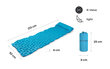 Spokey Air Bed, yhden hengen patja, 213x36 cm, sininen hinta ja tiedot | Ilmapatjat | hobbyhall.fi