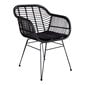 2-tuolin sarja Trieste-pihatuoli, musta hinta ja tiedot | Puutarhatuolit | hobbyhall.fi