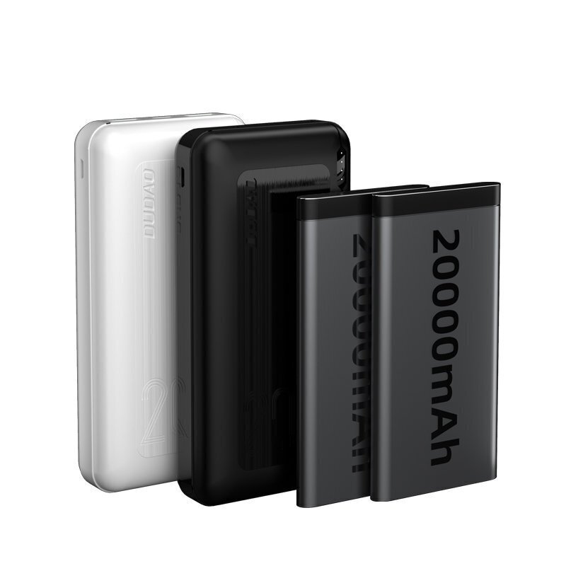 Varavirtalähde Dudao 20000 mAh 20 W, pikalataus 3.0 2x USB / USB Type C, valkoinen (K12PQ+ valkoinen) hinta ja tiedot | Varavirtalähteet | hobbyhall.fi