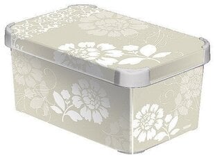 Säilytyslaatikko Curver Romance S, 29,5 x 19,5 x 13,5 cm, kerma hinta ja tiedot | Säilytyslaatikot ja -korit | hobbyhall.fi