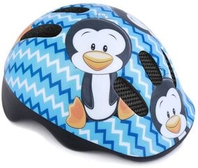 Lasten kypärä Spokey Penguin, sininen/musta hinta ja tiedot | Kypärät | hobbyhall.fi