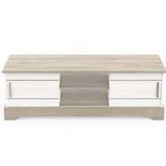 Cottage 224317 -TV-taso, kantavuus: 7 kg, Kronberg tammi / valkoinen hinta ja tiedot | TV-tasot | hobbyhall.fi