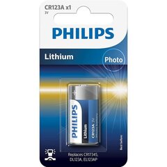 Philips CR123A hinta ja tiedot | Paristot | hobbyhall.fi