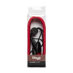 Hihna klarinetille Stagg CL STRAP1 RD hinta ja tiedot | Soittimien lisätarvikkeet | hobbyhall.fi