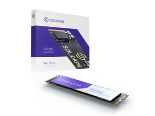 Solidigm SSD P41 PLUS SERIES, 512GB, M.2 2280, PCIE 4.0 X4, NVME, 3D QLC hinta ja tiedot | Kovalevyt | hobbyhall.fi