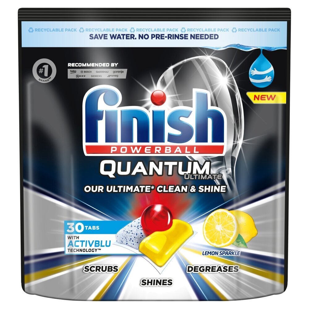 FINISH Quantum Ultimate Astianpesukonetabletit, 65 kpl hinta ja tiedot | Astianpesuaineet | hobbyhall.fi