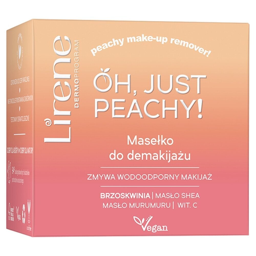 Meikinpoistoöljy Lirene Oh, Just Peachy! Peach, 45g hinta ja tiedot | Kasvojen puhdistusaineet | hobbyhall.fi