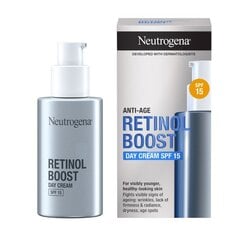 Neutrogena Retinol Boost Day Cream SPF15 50 ml hinta ja tiedot | Kasvovoiteet | hobbyhall.fi