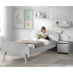 KIDDY KIHP6515 SEINÄHYLLY 65CM HARMAA/MÄNTY hinta ja tiedot | Lastenhuoneen hyllyt | hobbyhall.fi