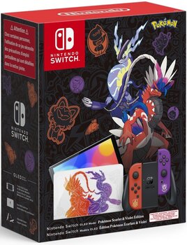 Nintendo Switch OLED - Pokémon Scarlet & Violet Edition hinta ja tiedot | Pelikonsolit | hobbyhall.fi