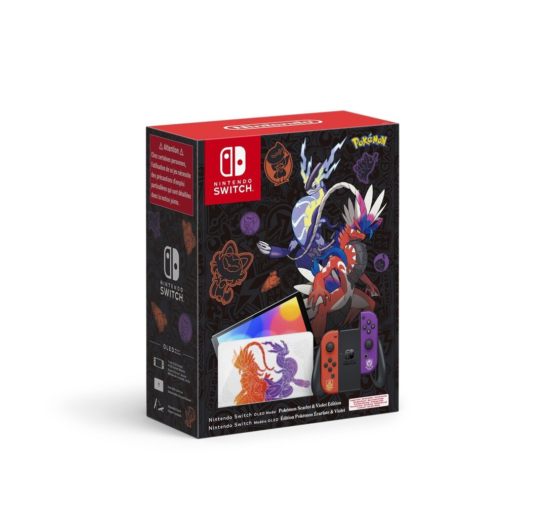 Nintendo Switch OLED - Pokémon Scarlet & Violet Edition hinta ja tiedot | Pelikonsolit | hobbyhall.fi