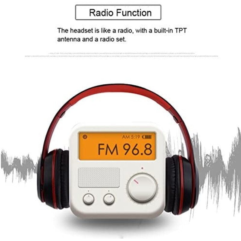 iWear BITS melua vaimentava taitettava Bluetooth 5.0 langaton kuulokemikrofoni FM-radio / MP3 Mico SD ja puhelinsoitto, musta hinta ja tiedot | Kuulokkeet | hobbyhall.fi