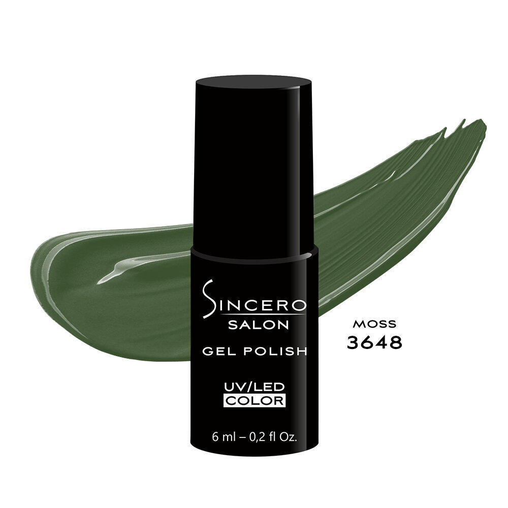 Geelikynsilakka "Sincero Salon", 6 ml, MOSS, 3648 hinta ja tiedot | Kynsilakat ja kynsienhoitotuotteet | hobbyhall.fi