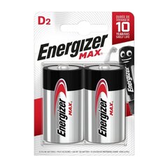 Energizer Max LR20 hinta ja tiedot | Paristot | hobbyhall.fi