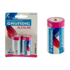 Grundig LR14 3000 mAh hinta ja tiedot | Paristot | hobbyhall.fi