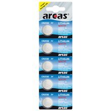 Arcas CR2032 -paristo, 5 kpl hinta ja tiedot | Paristot | hobbyhall.fi