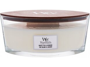 WoodWick Tuoksukynttilä White Tea & Jasmine 453.6g hinta ja tiedot | WoodWick Huonekalut ja sisustus | hobbyhall.fi