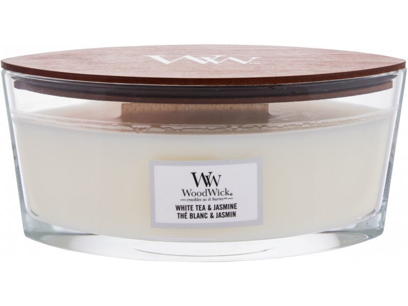 WoodWick White Tea & Jasmine tuoksukynttilä, 453.6 g. hinta ja tiedot | Kynttilät ja kynttilänjalat | hobbyhall.fi