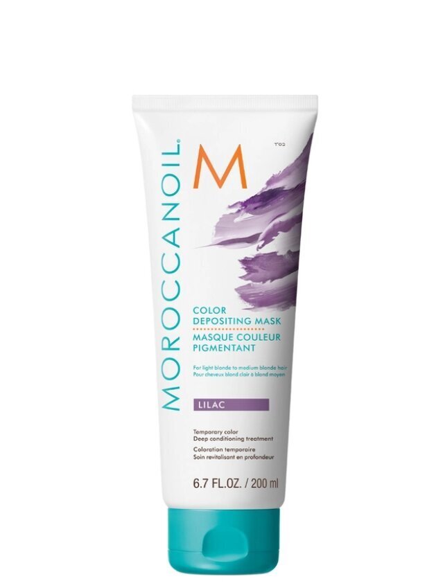 Sävyttävä hiusnaamio Moroccanoil 200 ml, Lilac hinta ja tiedot | Hiusvärit | hobbyhall.fi