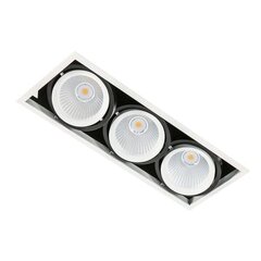 Upotettava valaisin Italux Vertico Triple GL7108-3/3X18W4000KWH+BL hinta ja tiedot | Upotettavat valaisimet ja LED-valaisimet | hobbyhall.fi