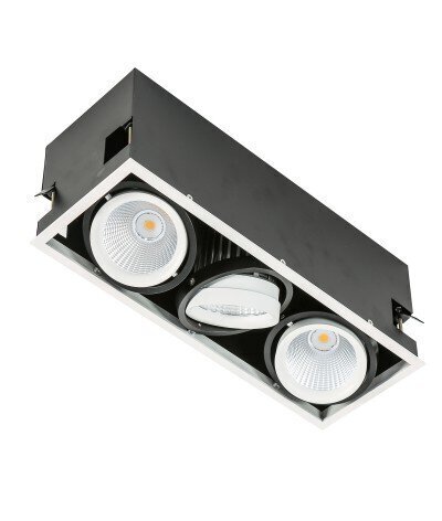 Upotettava valaisin Italux Vertico Triple GL7108-3/3X18W4000KWH+BL hinta ja tiedot | Upotettavat valaisimet ja LED-valaisimet | hobbyhall.fi