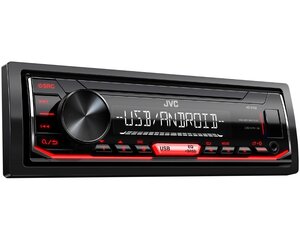 JVC, KD-X152 -autosoitin, USB MP3 AUX-tulolla ja USB:llä hinta ja tiedot | Autoradiot, multimedia | hobbyhall.fi