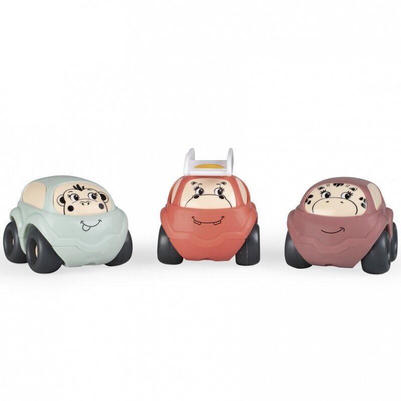 Smoby Little -laatikko, jossa on kolme autoa hinta ja tiedot | Poikien lelut | hobbyhall.fi