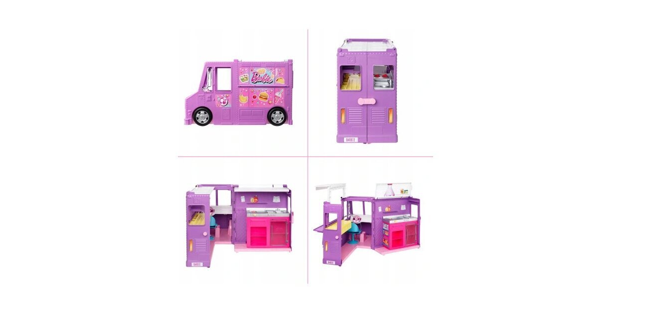 Ruoka-auto Barbie, GMW07 hinta ja tiedot | Tyttöjen lelut | hobbyhall.fi