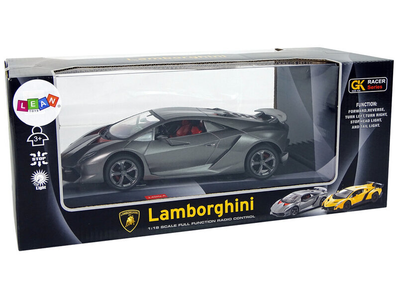Lamborghini Sesto Elemento -radio-ohjattava auto, harmaa Internetistä