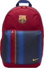 Reppu Nike Stadium FC Barcelona Youth, 18 l, punainen hinta ja tiedot | Urheilukassit ja reput | hobbyhall.fi